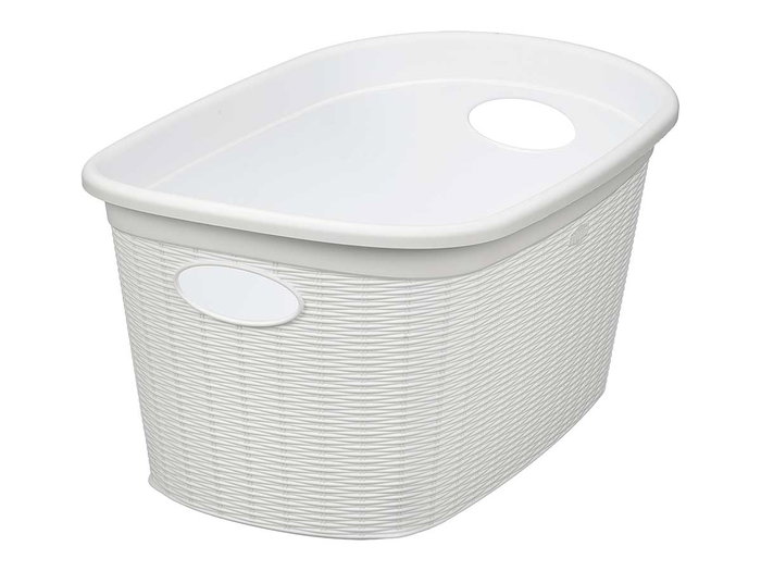STEFANPLAST Cesto Ropa Elegance Blanco STEFANPLAST Cesto Ropa Elegance Blanco
