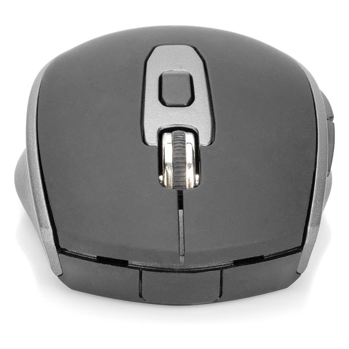 Digitus Ratón Óptico Inalámbrico 2.4 GHz, 6 Botones, 1600 DPI, Ambidiestro, Negro y Gris, para Oficina, PC, Mac, Android Digitus Ratón Óptico Inalámbrico 2.4 GHz, 6 Botones, 1600 DPI, Ambidiestro, Negro y Gris, para Oficina, PC, Mac, Android