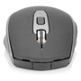 Digitus Ratón Óptico Inalámbrico 2.4 GHz, 6 Botones, 1600 DPI, Ambidiestro, Negro y Gris, para Oficina, PC, Mac, Android