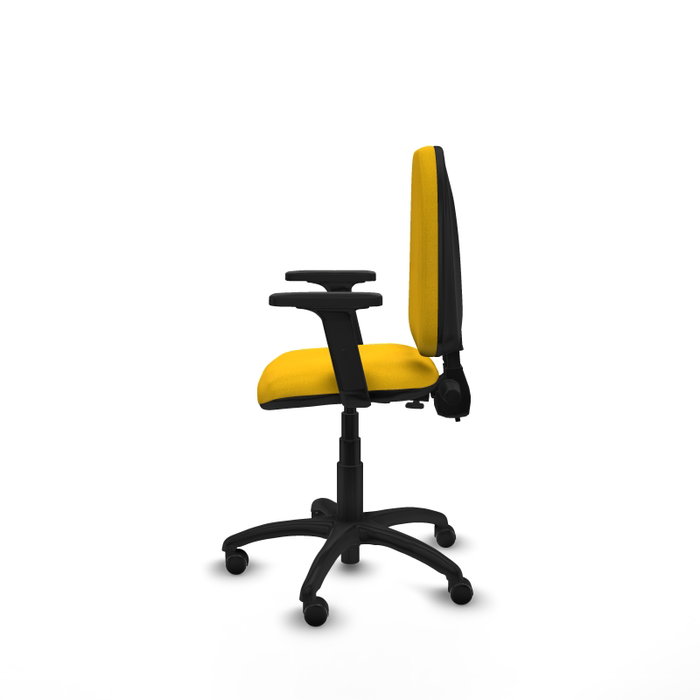 PIQUERAS Y CRESPO Silla de oficina Aýna Amarillo con brazos 2D