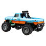 AMEWI 22698 Camión Monstruo RC 1:64 RTR Listo Para Usar, Efectos de Luz, Radio Control 2.4GHz, Color Azul/Naranja, 8 km/h, Con Batería Recargable