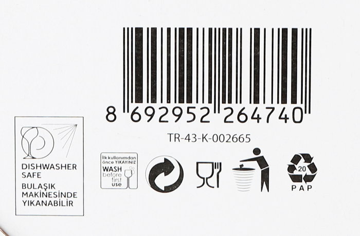 LAV Set 6 Vasos C/Pie 150Cc Colección Troya (8 Cajas)