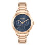 HUGO BOSS Reloj Analógico Rosa con Esfera Azul