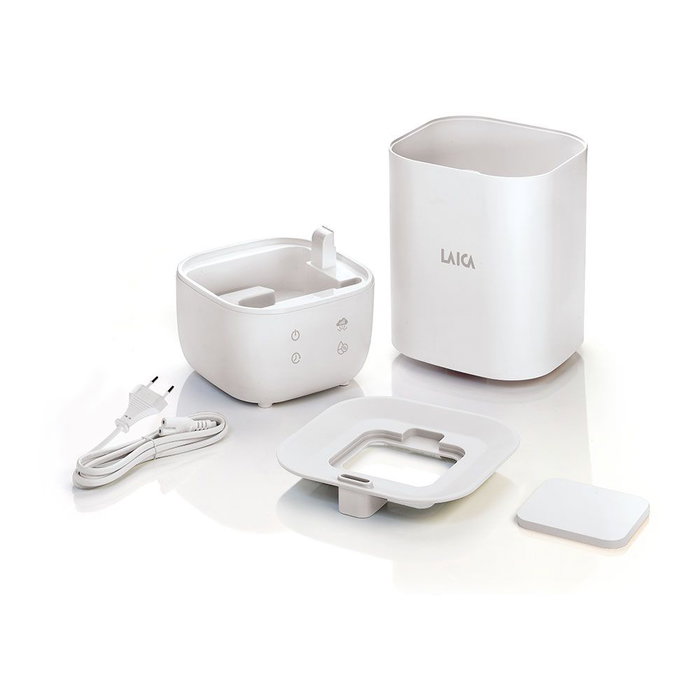 Laica Humidificador a ultrasonidos y difusor de esencias silencioso 23W 3.3L 15h