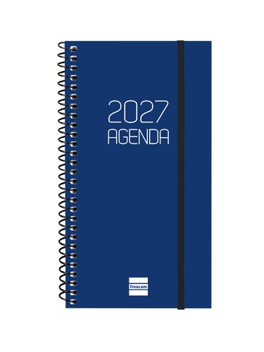 Finocam Agenda Anual 2027 Basic Opaque Azul Finocam Agenda Anual 2027 Basic Opaque Azul