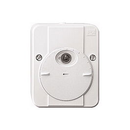 MERTEN 544819 ARGUS Interruptor Crepuscular Automático 3-2000 Lux, 2300W, Montaje Embutido IP54, Blanco