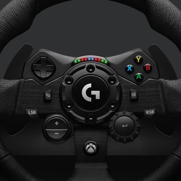 Logitech G923 Volante y Pedales de Carreras para Xbox Series X|S, Xbox One y PC, USB