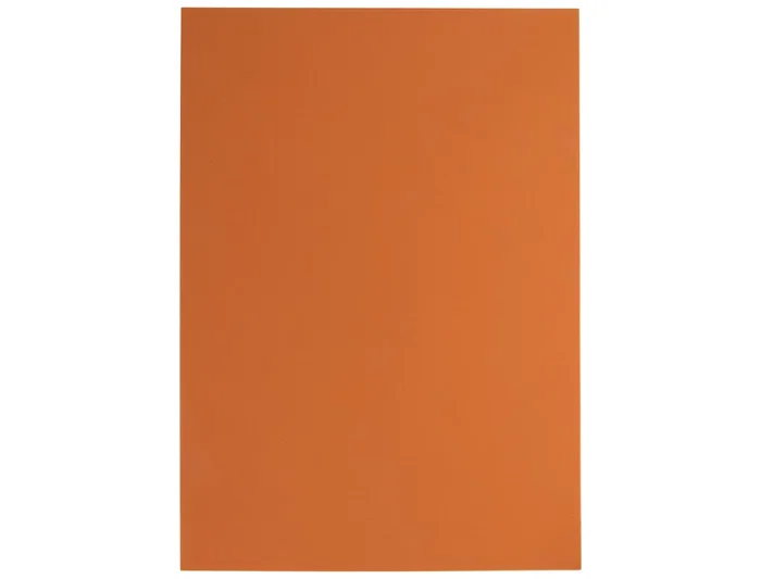 Liderpapel Goma Eva DIN A4 1.5mm Naranja Paquete de 10 Hojas