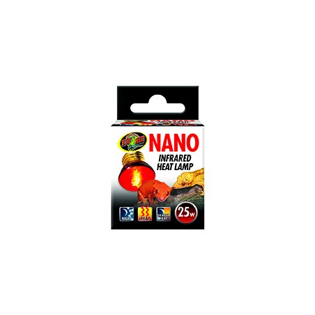 ZooMed Lámpara Calor Infrarrojo Nano 25W para Terrarios Pequeños ZooMed Lámpara Calor Infrarrojo Nano 25W para Terrarios Pequeños