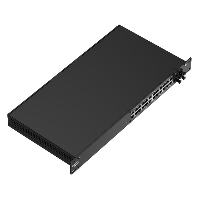 Teltonika SWM282 Switch Gestionado L2+ de 24 Puertos Gigabit PoE+, 4x SFP, Montaje en Rack, Negro Teltonika SWM282 Switch Gestionado L2+ de 24 Puertos Gigabit PoE+, 4x SFP, Montaje en Rack, Negro