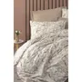 Juego de Cama Funda Nórdica 220x240 cm + 2 Fundas de Almohada 60x60 cm 100% Algodón Beige ASI8684282420521