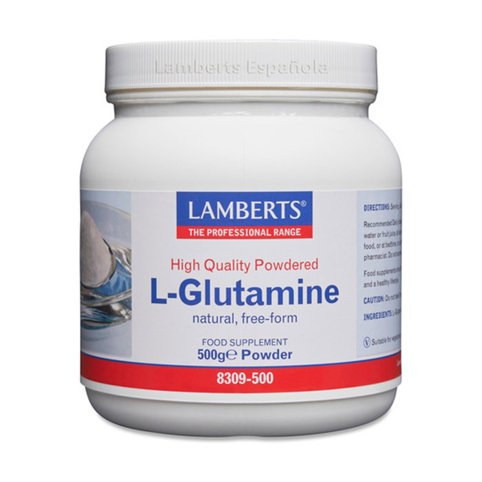 Lamberts L-Glutamina 500 g – Aminoácido Esencial Lamberts L-Glutamina 500 g – Aminoácido Esencial