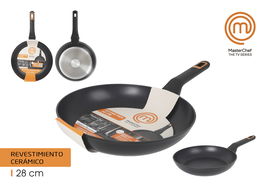 Masterchef Sartén 28 cm Aluminio Forjado 2.5 mm (6 Unidades)