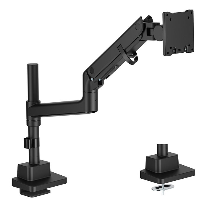 Digitus Single Monitorhalterung Soporte de Monitor 57 Pulgadas y 27 kg de Capacidad para Soporte de Pantalla Individual