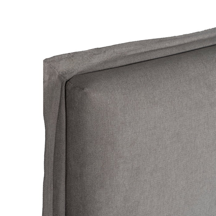 Cabecero Taupe Tejido Dormitorio 190 X 8 X 100 cm Cabecero Taupe Tejido Dormitorio 190 X 8 X 100 cm