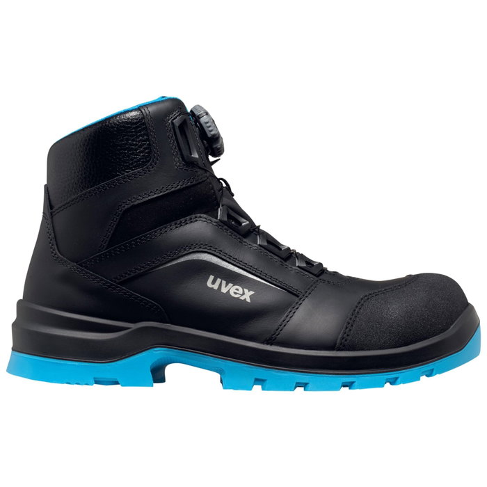 uvex Stiefel 95692 BOA Negro / Azul S3 W11 44