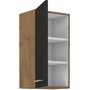 Aucune Columna ROCK con decoración roble lancelot y gris matera - 1 puerta