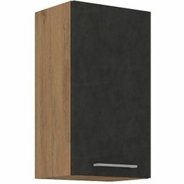 Aucune Columna ROCK con decoración roble lancelot y gris matera - 1 puerta