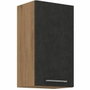 Aucune Columna ROCK con decoración roble lancelot y gris matera - 1 puerta