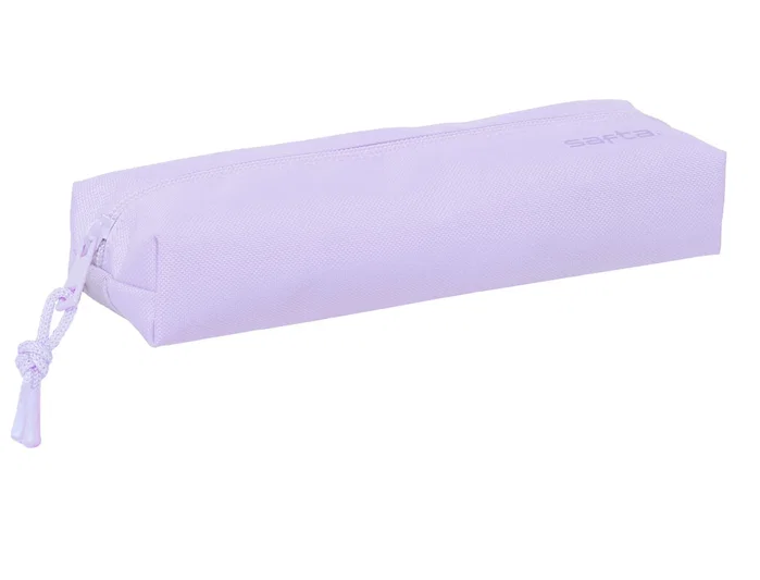 Safta Portatodo Escolar Rectangular con Goma Elástica Lila