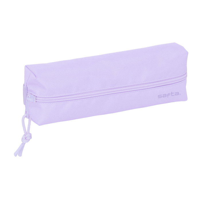 Safta Portatodo Escolar Rectangular con Goma Elástica Lila
