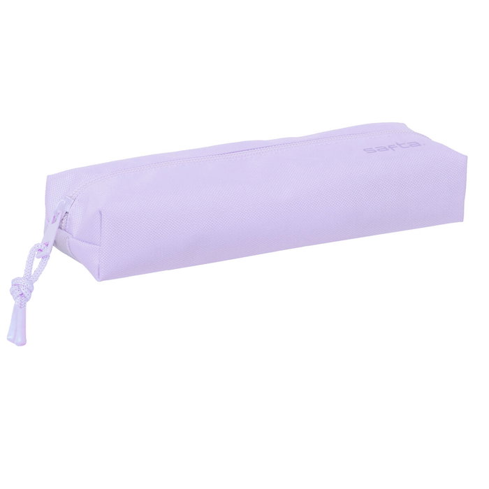Safta Portatodo Escolar Rectangular con Goma Elástica Lila