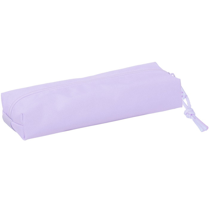 Safta Portatodo Escolar Rectangular con Goma Elástica Lila