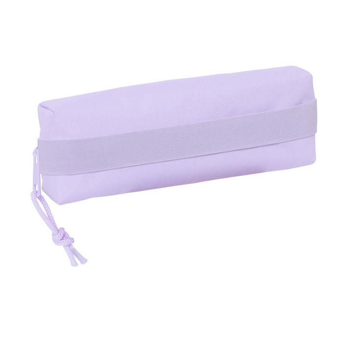 Safta Portatodo Escolar Rectangular con Goma Elástica Lila