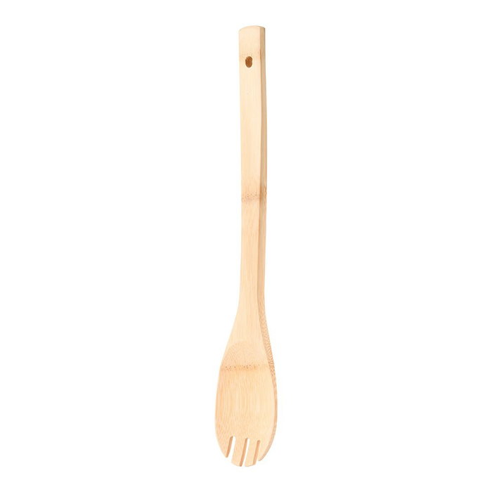 San Ignacio Experto - Juego de Cuchara y Tenedor de Cocina de Bambú, 30 x 6 cm