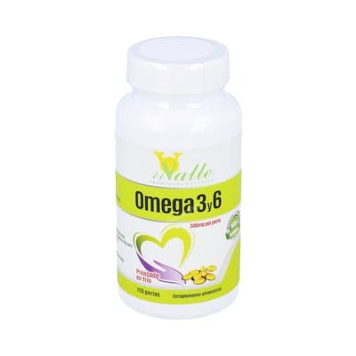 EL VALLE Omega 3 y Omega 6 (Aceite de Borraja y Salmón) 120 Perlas - Contribuye al funcionamiento normal del corazón y colesterol EL VALLE Omega 3 y Omega 6 (Aceite de Borraja y Salmón) 120 Perlas - Contribuye al funcionamiento normal del corazón y colesterol
