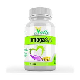 El Valle Omega 3 6 (Borraja Salmon) 120 perlas Complemento Alimenticio