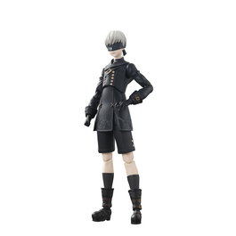 Tamashii Nations S.H. Figuarts Nier: Automata - Figura de 9S de 14.5 cm con Pod 153 y Accesorios