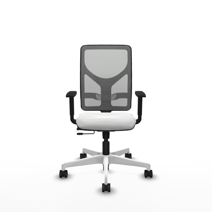 PIQUERAS Y CRESPO Silla de oficina Motilla con mecanismo Sincro/Traslack, Blanco y Gris PIQUERAS Y CRESPO Silla de oficina Motilla con mecanismo Sincro/Traslack, Blanco y Gris
