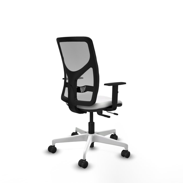 PIQUERAS Y CRESPO Silla de oficina Motilla con mecanismo Sincro/Traslack, Blanco y Gris PIQUERAS Y CRESPO Silla de oficina Motilla con mecanismo Sincro/Traslack, Blanco y Gris
