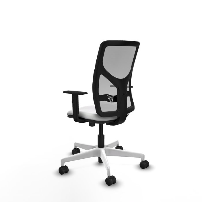 PIQUERAS Y CRESPO Silla de oficina Motilla con mecanismo Sincro/Traslack, Blanco y Gris PIQUERAS Y CRESPO Silla de oficina Motilla con mecanismo Sincro/Traslack, Blanco y Gris