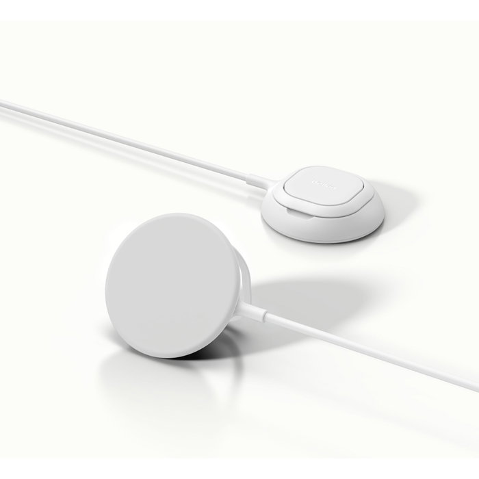 Belkin UltraCharge Ladepad Qi2 25W con soporte WIA013hqWH Blanco