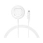Belkin UltraCharge Qi2 25W WIA013hqWH - Cargador Inalámbrico con Soporte, USB-C, 2m Cable, Blanco, Compatible con iPhone, AirPods, Google Pixel