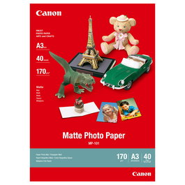 Canon 7981A008 MP-101 Fotopapier A3 (297 x 420 mm), 170 g/m², 40 Hojas