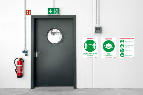 Avery AV_KITCOVID5_ES Señales Adhesivas "Consejo para Estornudar" Preimpreso 2 Hojas A4 Avery AV_KITCOVID5_ES Señales Adhesivas "Consejo para Estornudar" Preimpreso 2 Hojas A4