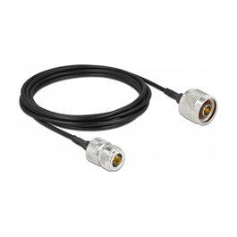 DeLOCK Cable de antena coaxial macho N a hembra N LMR100 3 m