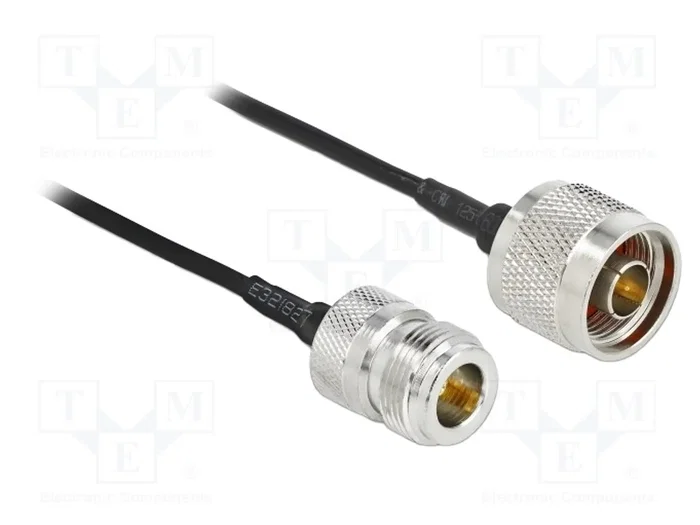 DeLOCK Cable de antena coaxial macho N a hembra N LMR100 3 m DeLOCK Cable de antena coaxial macho N a hembra N LMR100 3 m