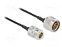 DeLOCK Cable de antena coaxial macho N a hembra N LMR100 3 m