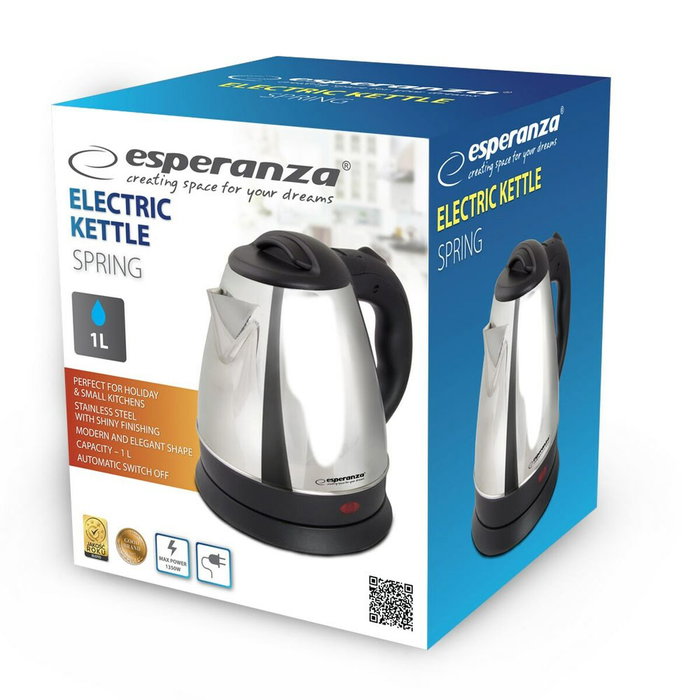 Esperanza Hervidor Eléctrico EKK116X 1L 1350W Inox