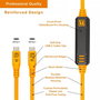 Tether LeverLock & Cable Kit Optima 10G Straight Orange 4.6m