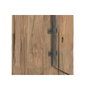 DKD Home Decor Lámpara de Pie de Teca y Hierro Hecha a Mano 57x55x160 cm