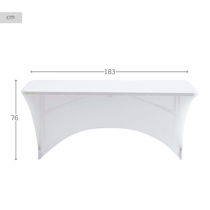 AKTIVE Funda Protectora para Mesa de Poliéster
