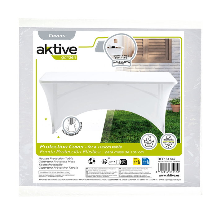 AKTIVE Funda Protectora para Mesa de Poliéster