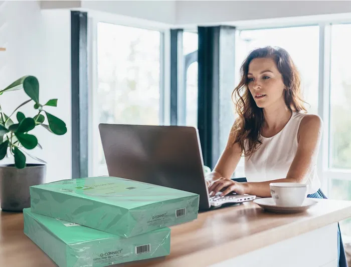 Q-connect Papel Color DIN A3 80gr Verde Paquete 500 Hojas