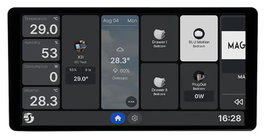 Shelly Wall Display X2i Panel de Control 6.95” WiFi/BLU Negro