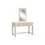 DKD Home Decor Set de Consola Rk 22 India Folk de 2 Piezas en Madera de Mango Natural